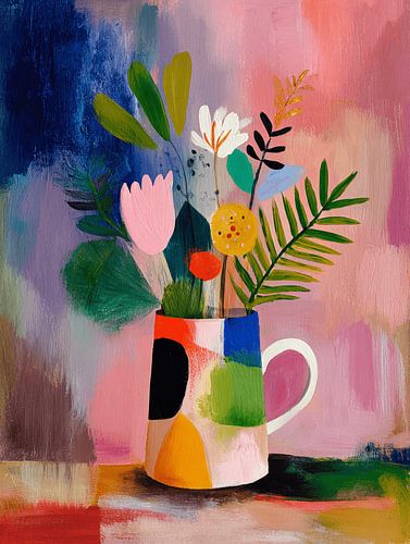 Fleurs joyeuses I sur Studio Allee