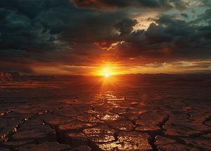 Sonnenuntergangsmagie im Tal