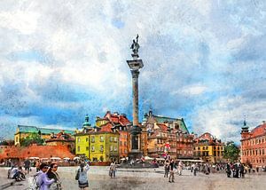 Warsaw watercolor art #warsaw
