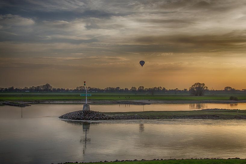 Rhein und IJssel teilen von Karlo Bolder