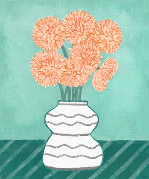 Peachy Blossoms by Aliya Putrus