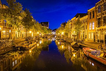 Stadsgezicht binnenstad van Leiden