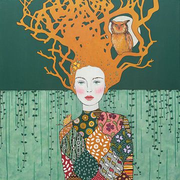 2019-01 "Ich male meine eigene Wirklichkeit" -Frida- von Kris Stuurop