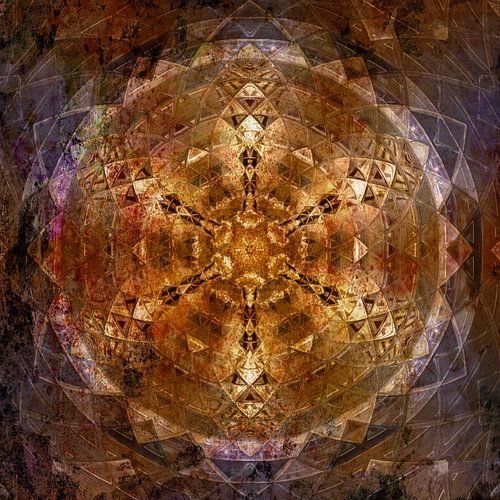 Mandala MixedMedia von Sabine Wagner
