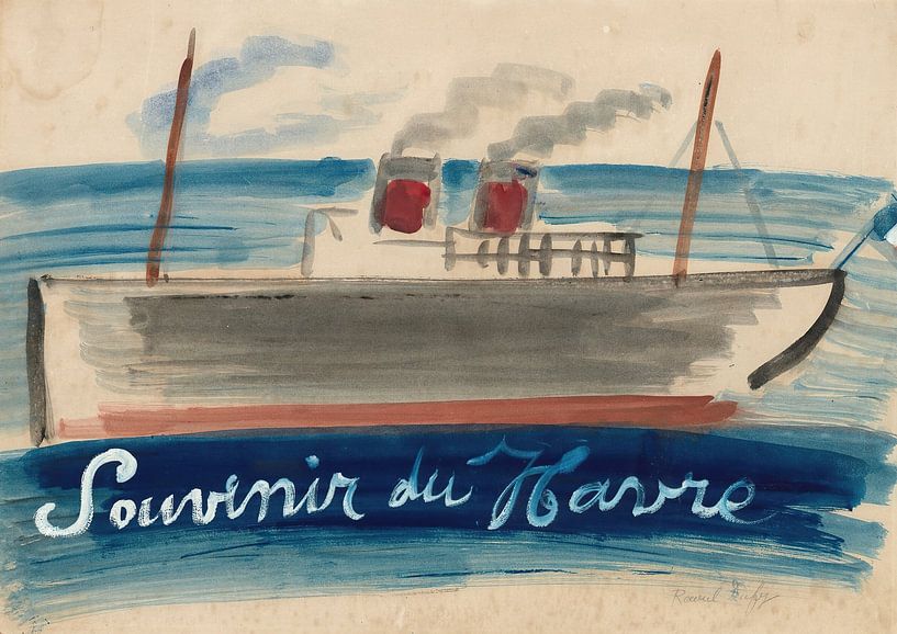 Raoul Dufy - Memory of Le Havre (1921) by Peter Balan