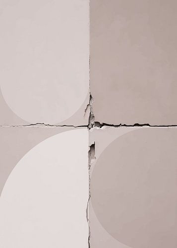 TW living - abstract modern broken concrete