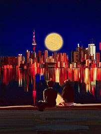 Moonlit City by Vineet Suresh