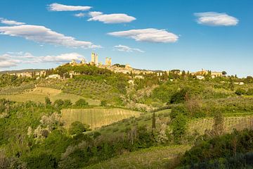 San Gimignano in Toscane van Michael Valjak