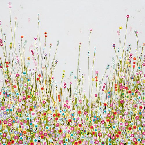 Blumenfeld helles Pastell