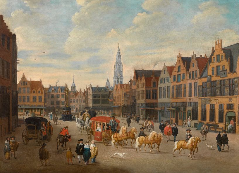 Meirplaats in Antwerpen, Erasmus de Bie van Meesterlijcke Meesters