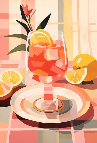 Saveurs pittoresques Style libre de cocktails et de plateaux