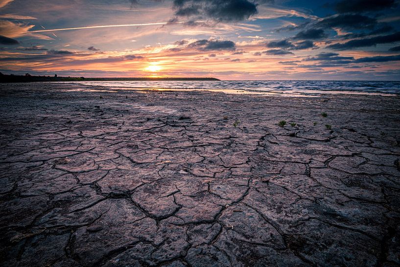 Cracked soil by peterheinspictures