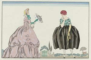 George Barbier – Grand-Mère & Petite-fille (1920)