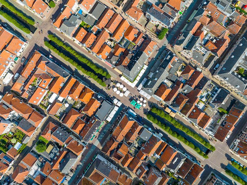 Elburg ancient town seen from above by Sjoerd van der Wal Photography