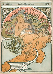 Alphonse Mucha, Im lateinischen Viertel - 1897