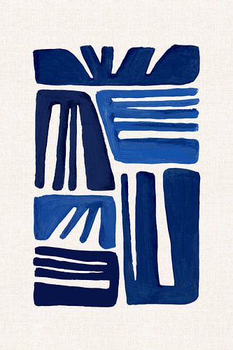 Indigo formulaire I, Eva Watts  sur PI Creative Art
