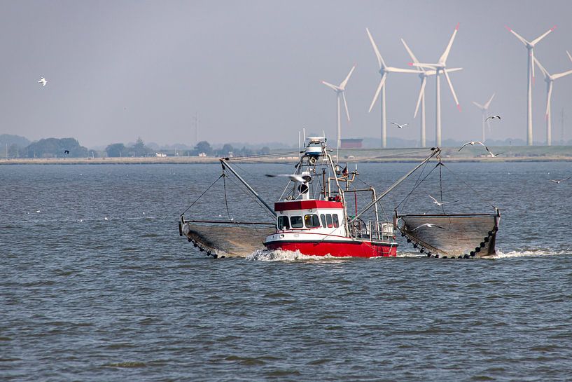 Vissersboot op de Eider van Alexander Wolff