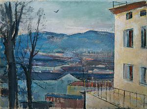 Anton Faistauer, Salzburger Abendlandschaft, 1924