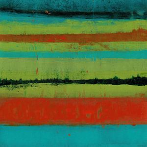 Lagooned - Textured Stripes Abstract