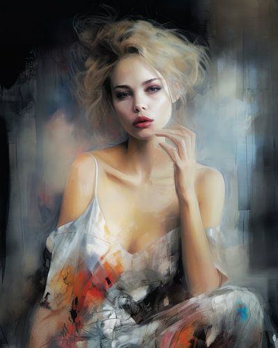 Modernes Porträt in einer sanften Atmosphäre