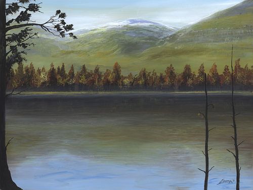 Uitzicht op het meer