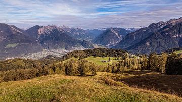 Panorama de la montagne de Bürserberg sur Rob Boon