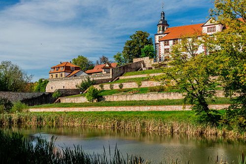 Château de Wilhelmsburg dans la lumière d'automne