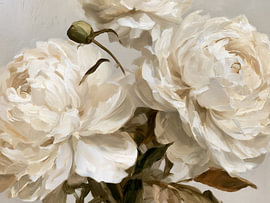Elegante weiße Pfingstrosen von IamHomeStudio