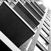 Eindhoven Architectuur in zwartwit Strijp-S hoogbouw - Blok 59 van Marianne van der Zee
