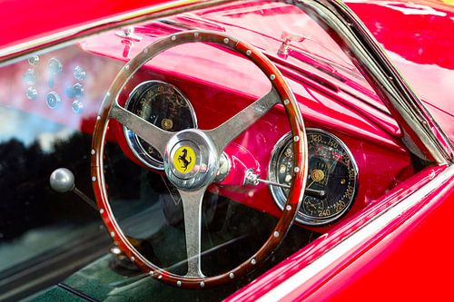 Ferrari 212 Inter Touring Berlinetta classique des années 1950 Tableau de bord d'une voiture GT sur Sjoerd van der Wal Photographie