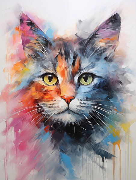 Kat abstract van Imagine
