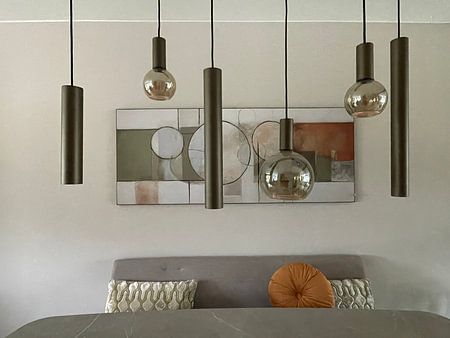 Abstract Shapes Game | Abstract Earth tones