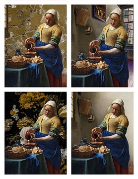 Milkmaid - collage by Digital Art Studio