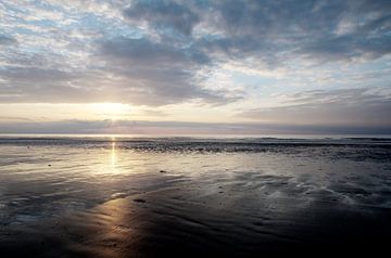 zonsondergang aan zee van Robby Stifter