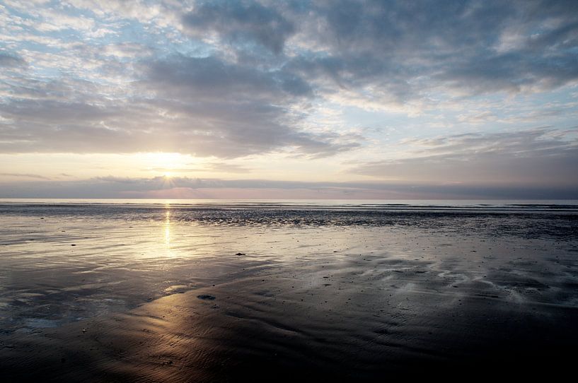 zonsondergang aan zee by Robby Stifter