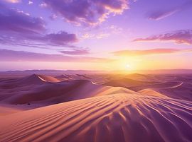 Wüstenmorgen in Gold