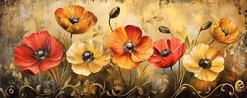Levendige Bloem Pracht van De Mooiste Kunst