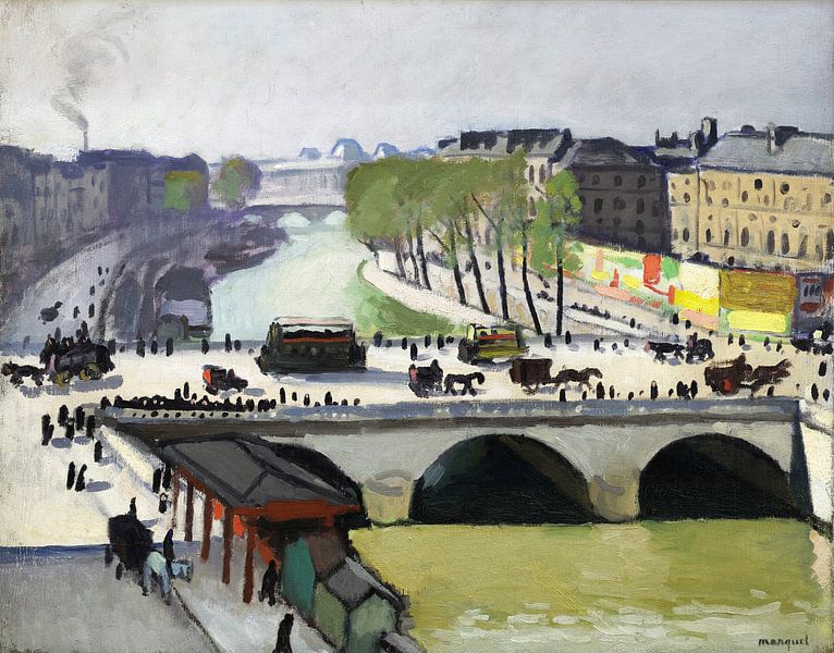 Le Pont Saint-Michel, Albert Marquet, 1908 by Atelier Liesjes