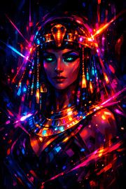 Neon Queen of the Egyptian Stars