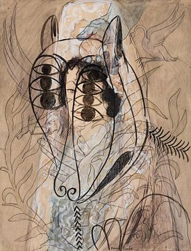 Francis Picabia - Spanjaard en Lam van de Apocalyps (1927 - 1928) van Peter Balan