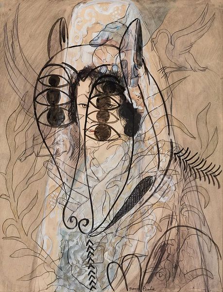 Francis Picabia - Spanjaard en Lam van de Apocalyps (1927 - 1928) van Peter Balan