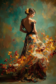 Feuriger Flamenco Nr. 5 von Studio BB