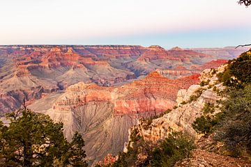 De kleuren van Grand Canyon met zonsopgang - Californië natuur landschap foto print - reis fotografie van LotsofLiekePrints