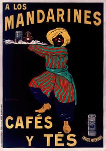 Leonetto Cappiello - A los Mandarines cafés y tés envase patentado (1908)