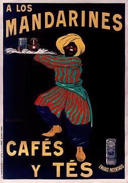 Leonetto Cappiello - A los Mandarines cafés y tés envase patentado (1908) van Peter Balan