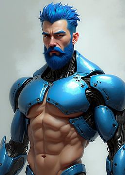 robotic beraded man by Ern Setiawan