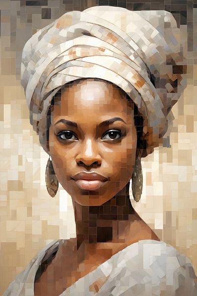 Schöne afrikanische Frau von But First Framing