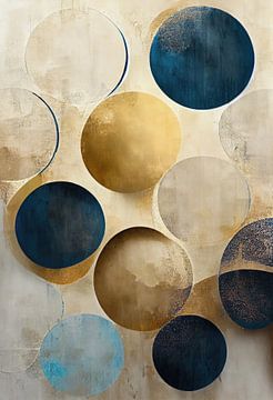 Abstract met cirkels van Bert Nijholt