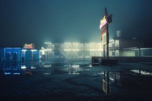 Motel américain de nuit
