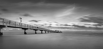 Endloser Steg an der Ostsee
